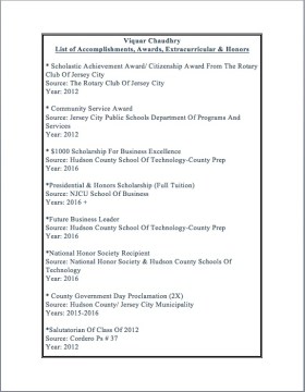 extrcurricular important